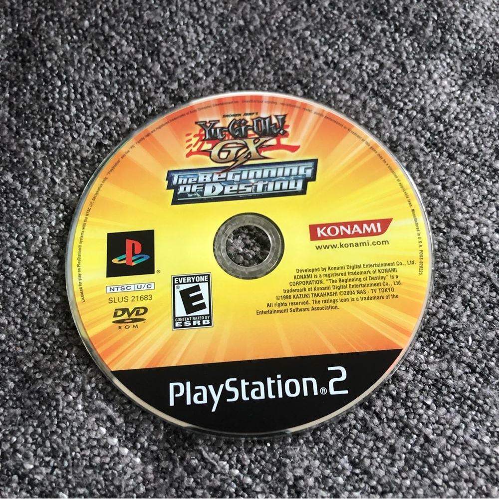 YU-GI-OH! GX The Beginning of Destiny Sony PS2 Game Disc Only
